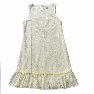 Juicy Couture Sleeveless lace dress Cream Size 2 Shabby Chic CottageCore Y2K